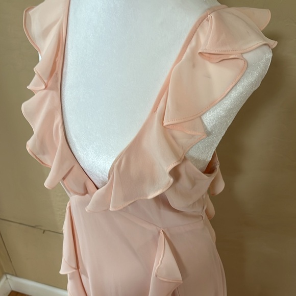 Lulu's Blush Ruffle Maxi Dress - Picture 5 of 6